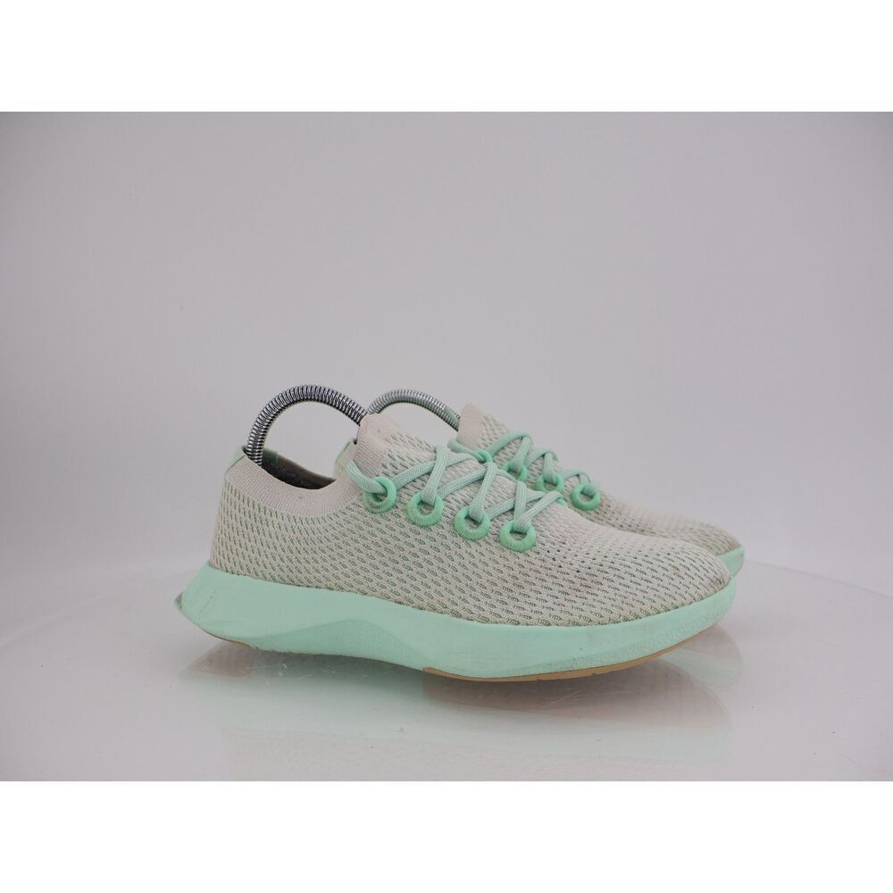 Allbirds Tree Dasher Womens Size 9 Mint Green Running Sneakers Shoes Knit